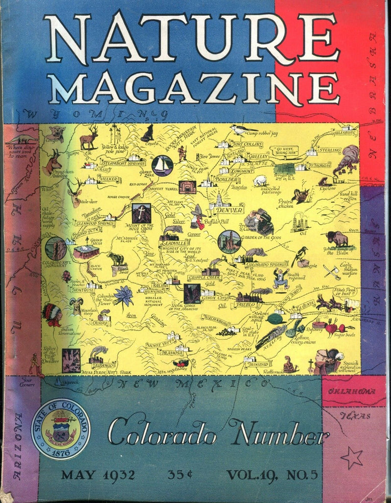 Nature Magazine May 1932 Colorado VG No ML 021017jhe