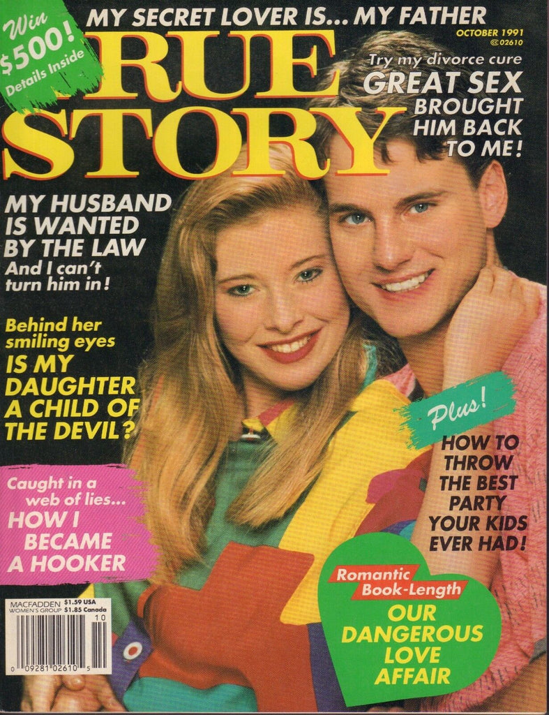 True Story Magazine October 1991 Dangerous Love Affair 072517nonjhe