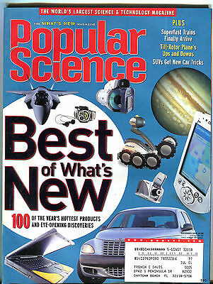Popular Science Magazine December 2000 Best Of What's New EX 020416jhe