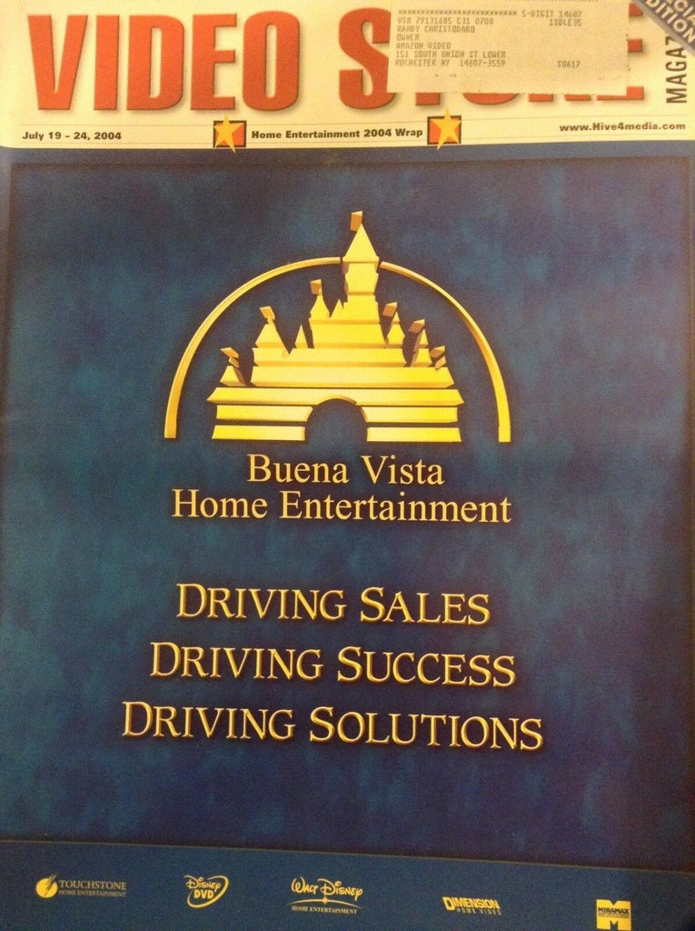 Video Store Magazine Buena Vista Entertainment July 24, 2004 010118non ...