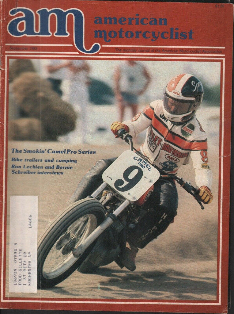 AM American Motorcyclist September 1983 Ron Lechien Bernie Schreiber 121518AME