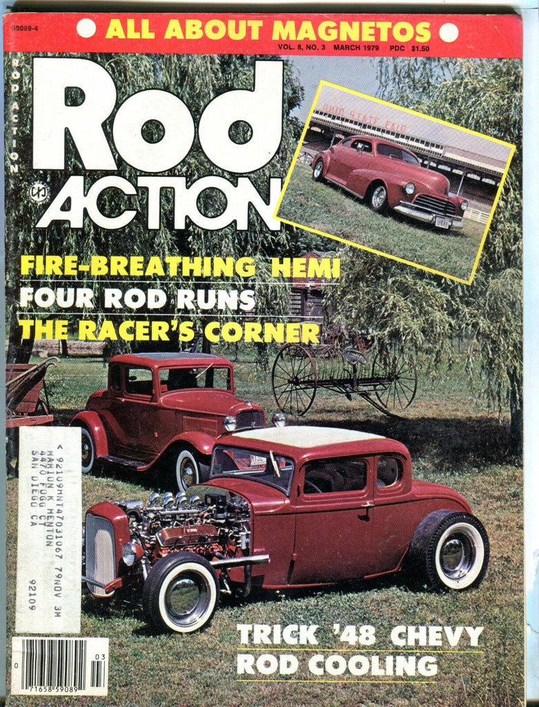 Rod Action Magazine March 1979 '48 Chevy EX w/ML 031017nonjhe