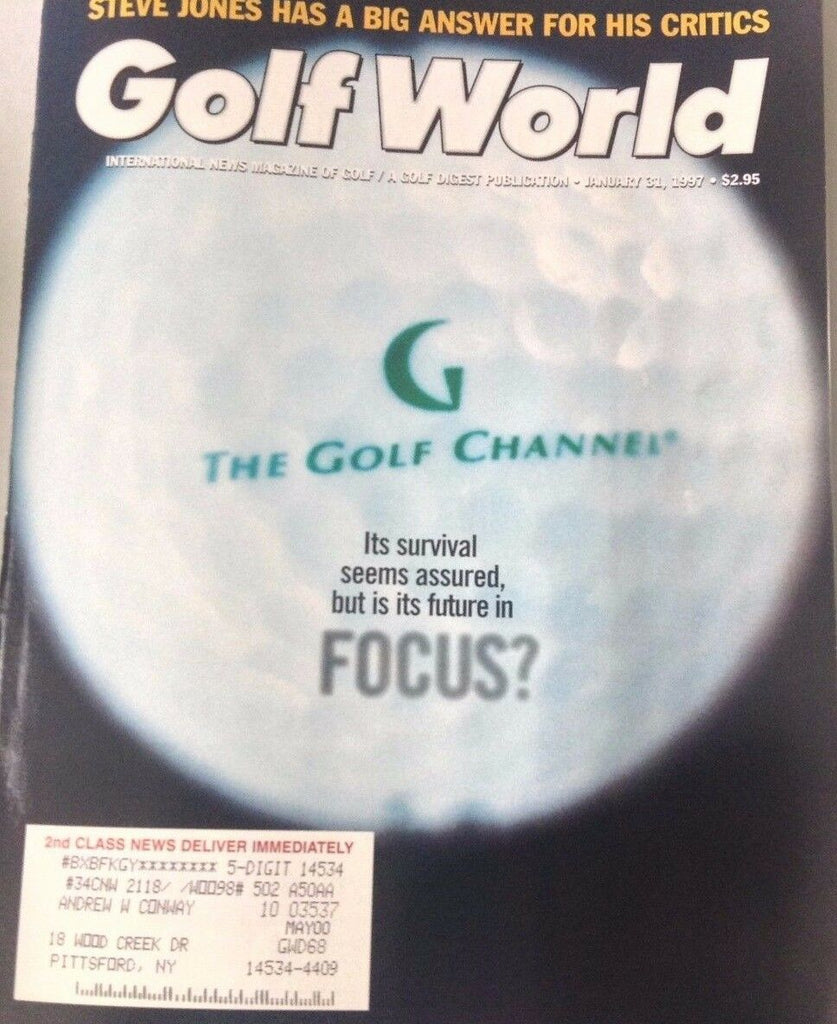 Golf World Magazine Futur In Focus January 31, 1997 072417nonrh