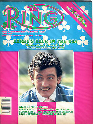 The Ring Boxing Magazine June 1986 Barry McGuigan EX 060616jhe