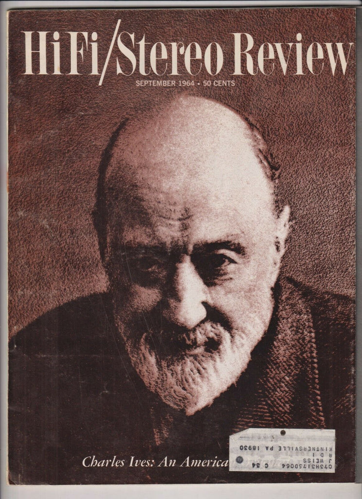 HiFi/Stereo Review Mag Charles Ives September 1964 032920nonrh