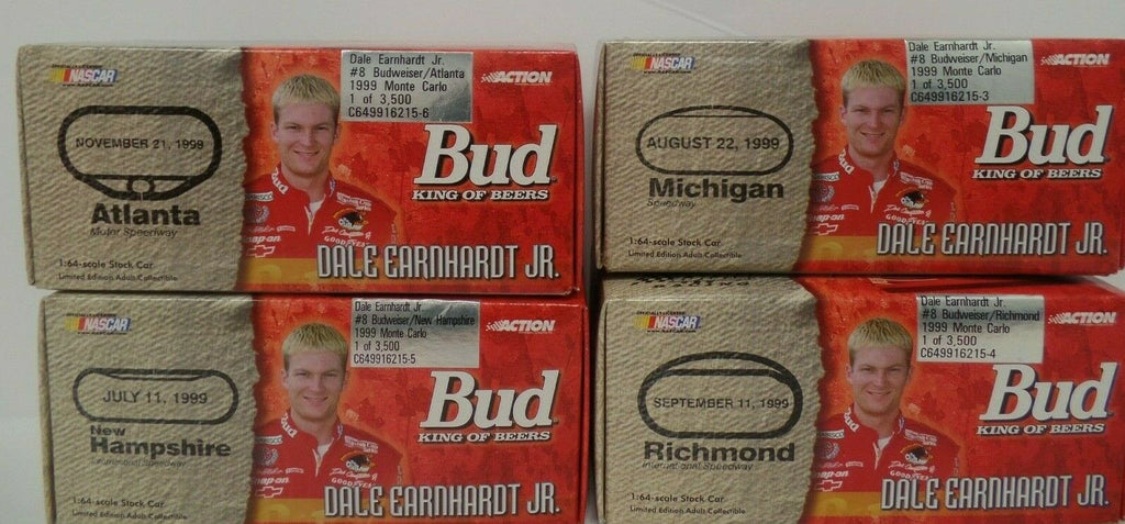 Dale Earnhardt Jr Lot of 4 Raceway Themed 1:64 Diecast Action 032619DBT3