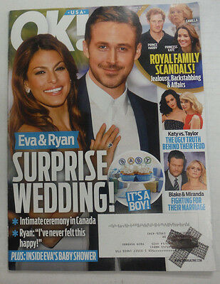Ok! Magazine Eva Mendes & Ryan Gosling September 2014 060515R