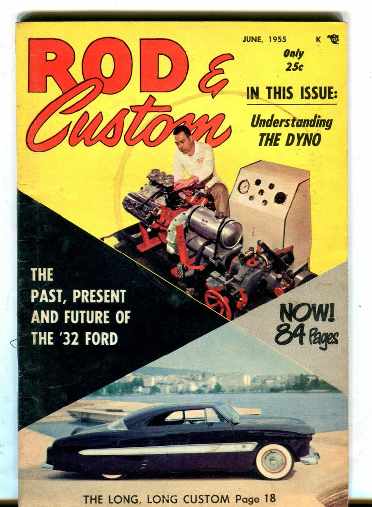 Rod & Custom Magazine June 1955 '32 Ford EX No ML 042017nonjhe