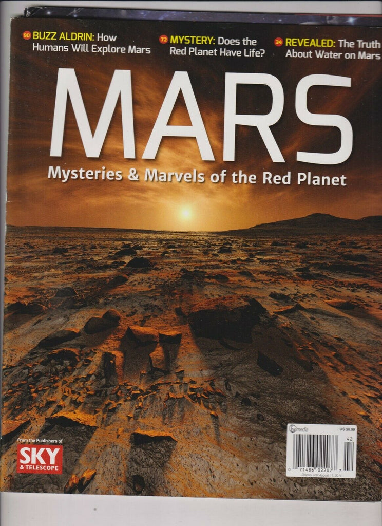 Mars Magazine Mysteries & Marvels W/ 2 Bonus Supplements August 2014 111719nonr