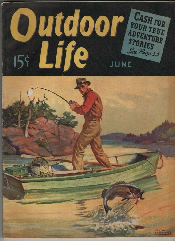 Outdoor Life Mag Sharks On The Shell Bars June 1940 021021nonr