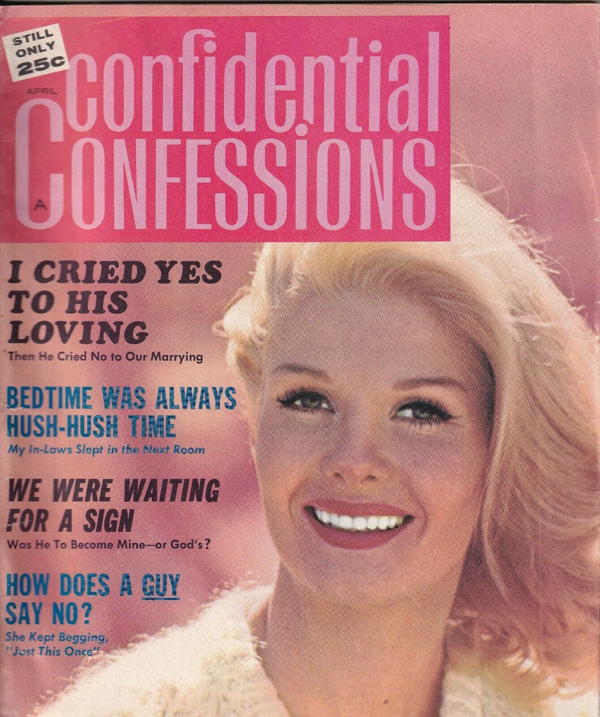 Confidential Confessions Magazine I Cried Yes April 1967 050619nonr