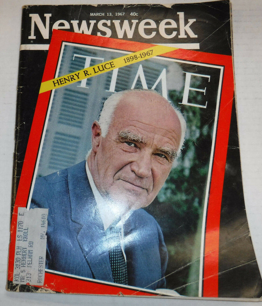 Newsweek Magazine Henry R. Luce March 13, 1967 101116R