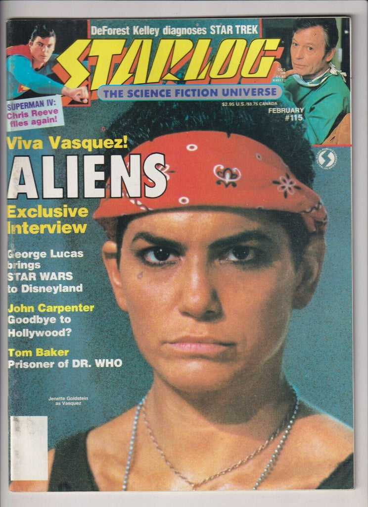 Starlog Mag Jenette Goldstein Aliens February 1987 121319nonr