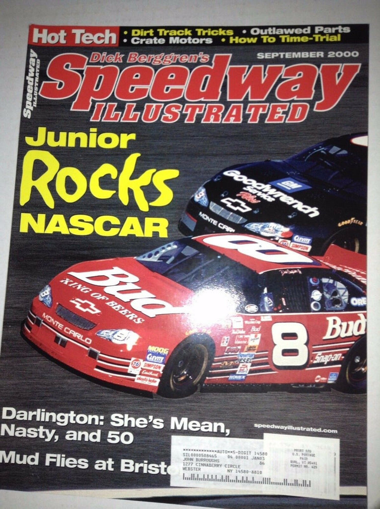 Speedway Illustrated Magazine Dale Earnhardt Jr. September 2000 041317nonrh