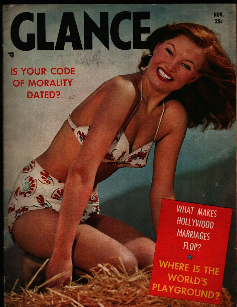 Glance Vintage Magazine November 1951 June McCall Elizabeth Taylor 022321ame2