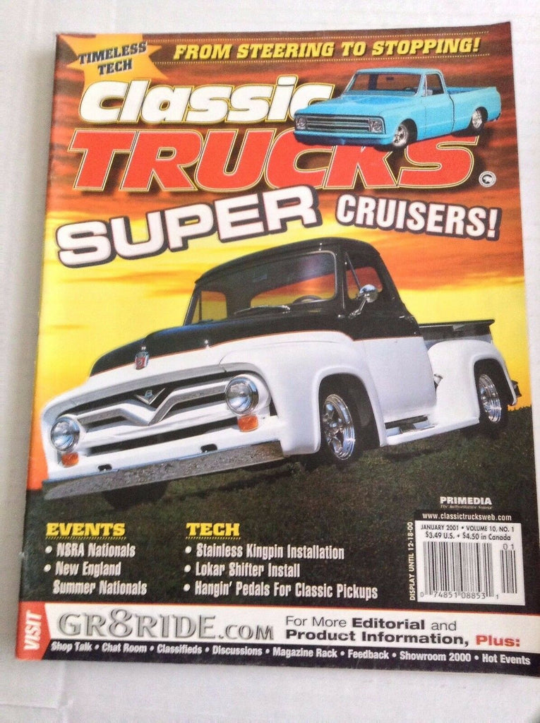 Classic Trucks Magazine Super Cruisers NSRA Nationals January 2001 032217NONRH