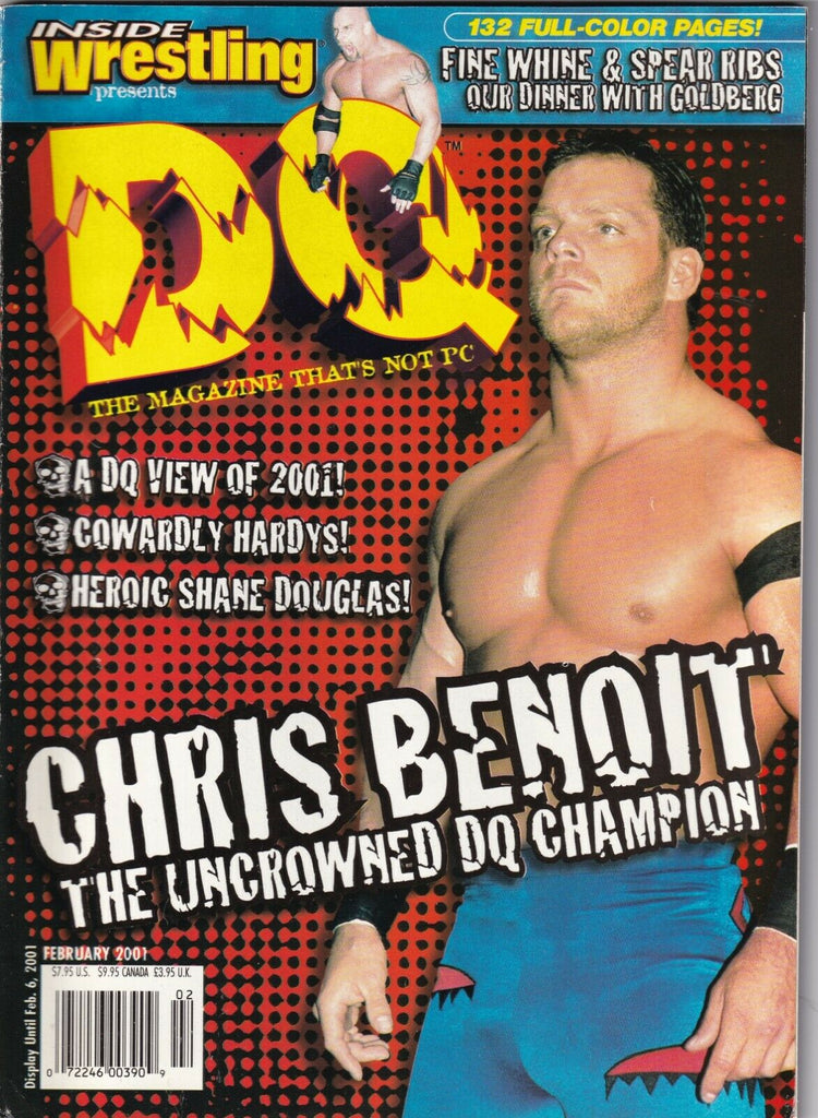 Inside Wrestling DQ Magazine Chris Benoit Goldberg February 2001 052819nonr