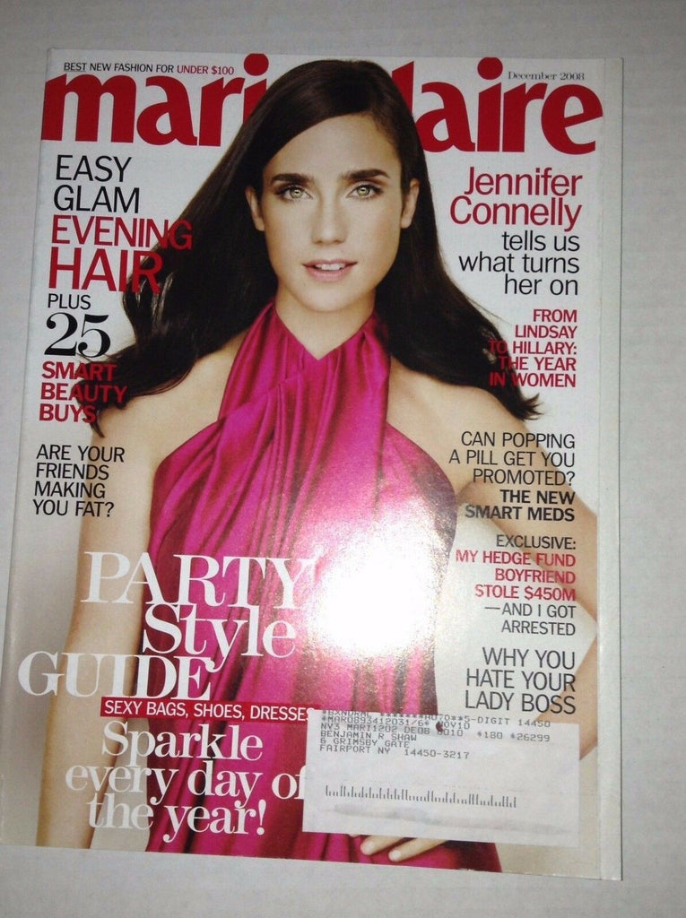 Marie Claire Magazine Jennifer Connelly December 2008 022917NONRH