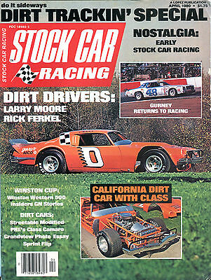 Stock Car Racing Magazine April 1980 Larry Moore Rick Ferkel EX 030116jhe