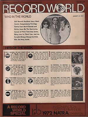 Record World August 19 1972 Larry Uttal EX 120715DBE