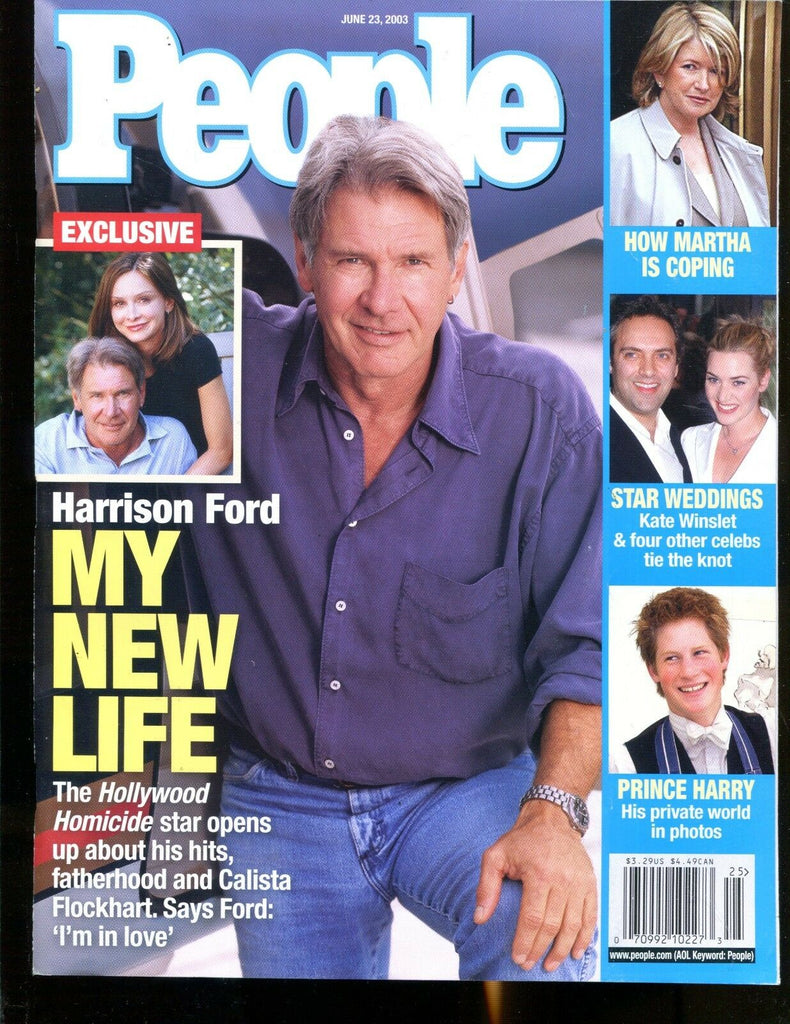 People Magazine June 23 2003 Harrison Ford EX No ML 122816jhe