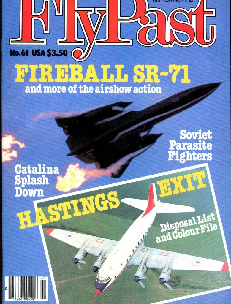 FlyPast Magazine August 1986 Fireball SR-71 EX No ML 112616jhe