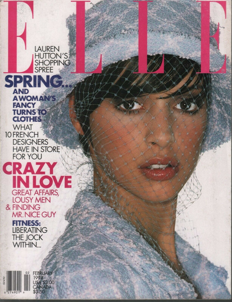 Elle Fashion Magazine February 1994 Patricia Hartmann Lauren Hutton 101620ame
