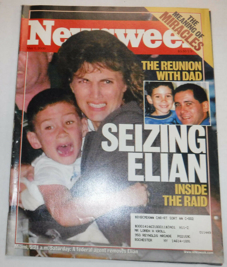 Newsweek Magazine Seizing Elian May 1, 2000 101816R