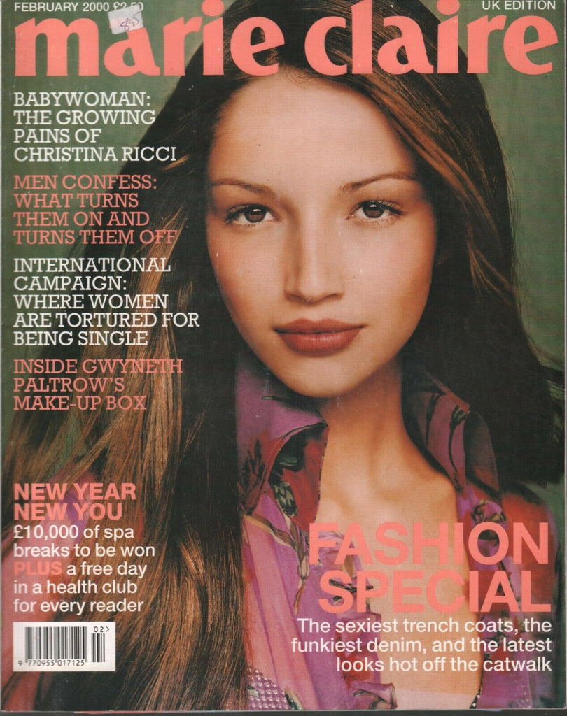 Marie Claire UK Fashion Magazine February 2000 Christina Ricci 012721ame2