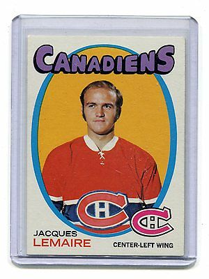 1971-72 Topps #71 Jacques Lemaire Canadiens Nice Card jh17