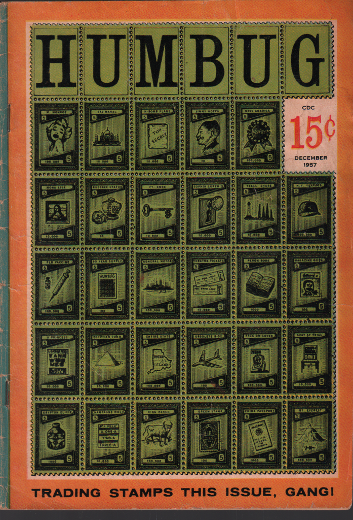 Humbug Magazine December 1957 Harvey Kurtzman Jack Davis Stamps Issue 070620AME