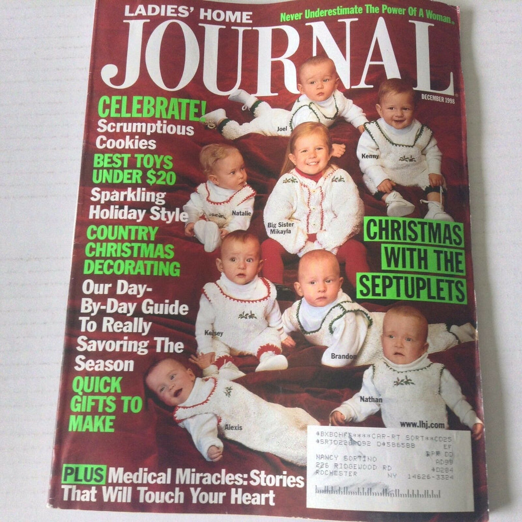 Ladies' Home Journal Magazine Christmas Septuplets December 1998 051717nonrh