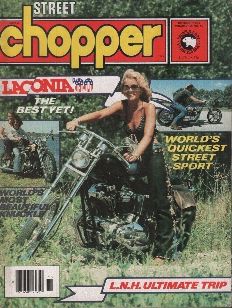 Street Chopper October 1980 Laconia Vintage Motorcycle Magazine 121518AME