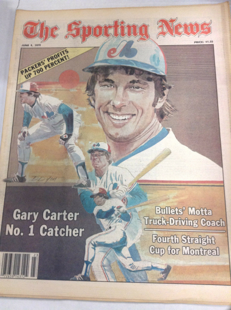 The Sporting News Magazine Gary Carter Bullet's Motta June 9, 1979 061217nonr2