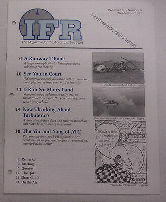 IFR Pilot Magazine Runway T-Bone & No Man's Land September 1997 FAL 061815R