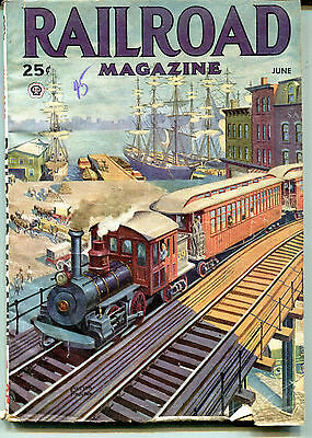 Railroad Magazine June, 1945 VG 120815jhe2
