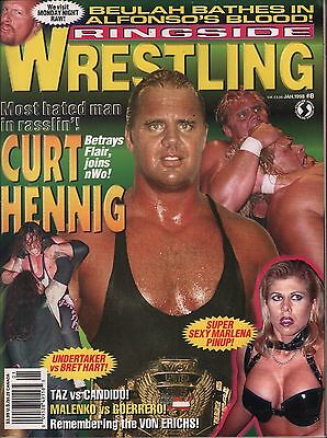 Wrestling Ringside January 1998 Curt Hennig, Marlena VG 020416DBE