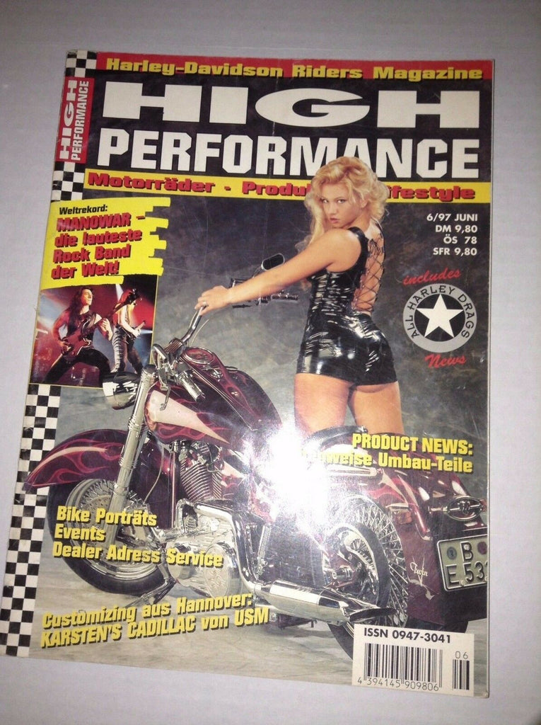 High Performance German Magazine Seitenweise Umbau-Teile June 1997 032817NONRH