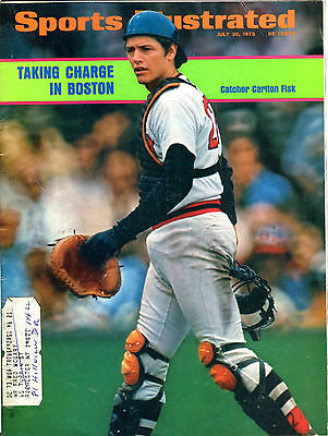 Sports Illustrated Magazine July 30 1973 Carlton Fisk VGEX 031516jhe