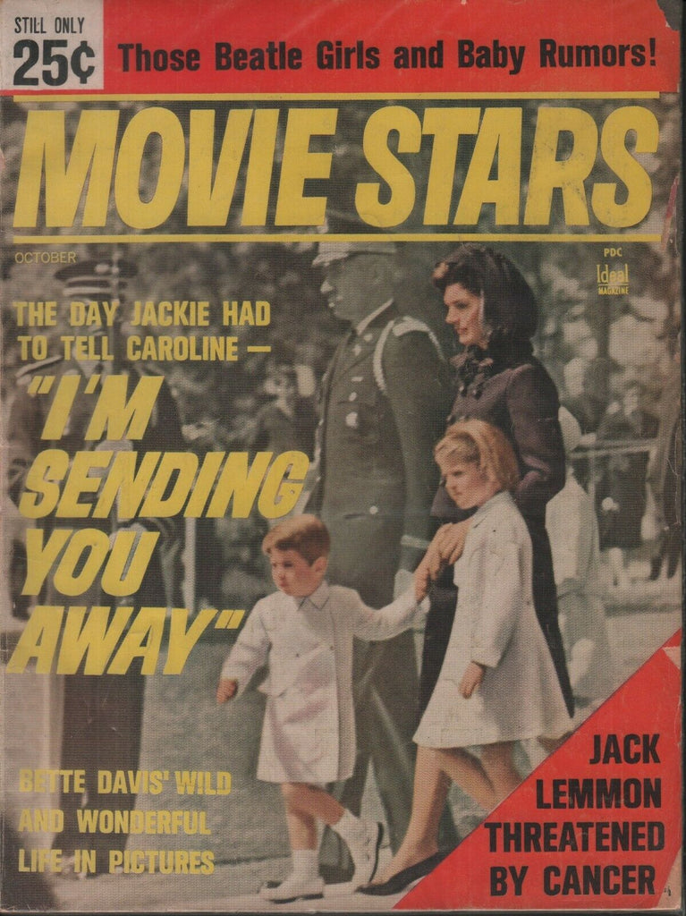 Movie Stars October 1964 Jackie Kennedy Jack Lemmon Bette Davis 062019AME