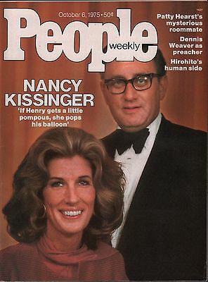 People Weekly October 6 1975 Nancy Kissinger, Patty Hearst VG 012916DBE