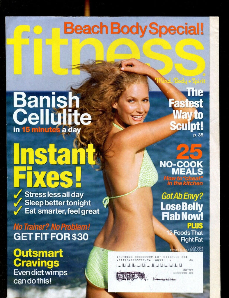 Fitness Magazine July 2008 Beach Body Special EX w/ML 021517jhe