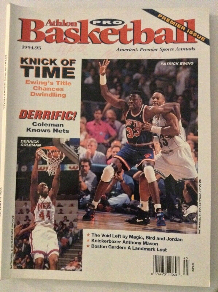 Athlon Pro Basketball Patrick Ewing Derrick Coleman 1994-95 042919nonrh