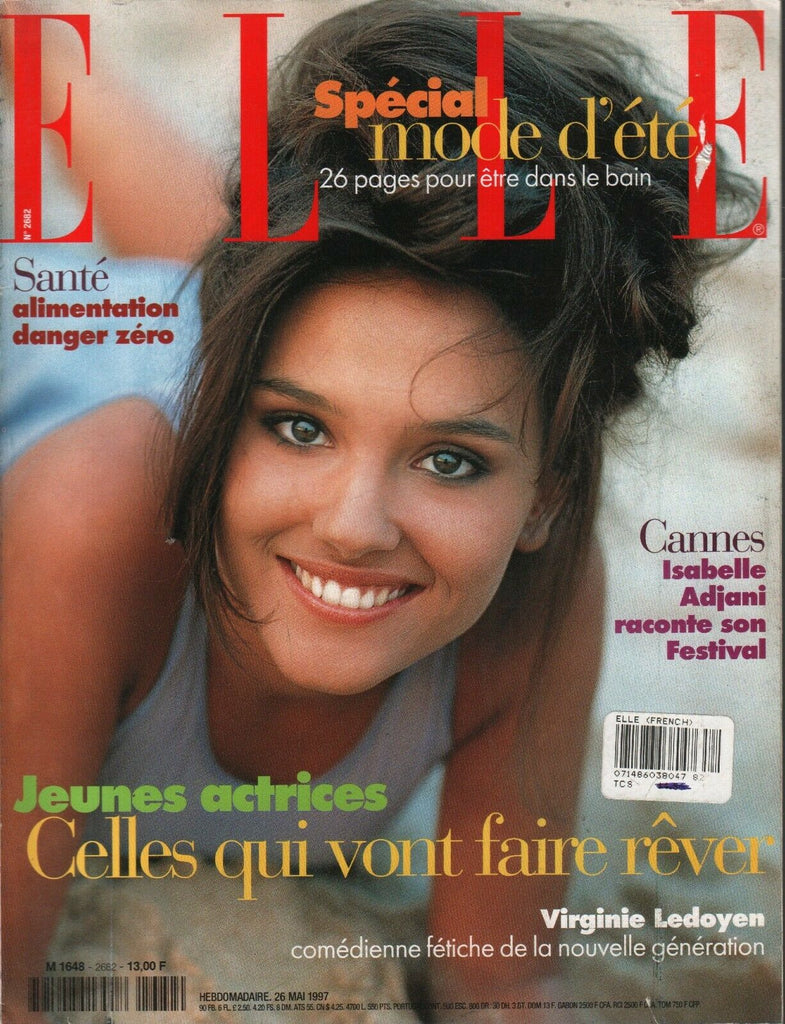 Elle French Fashion Magazine May 26 1997 Isabelle Adjani 091520ame