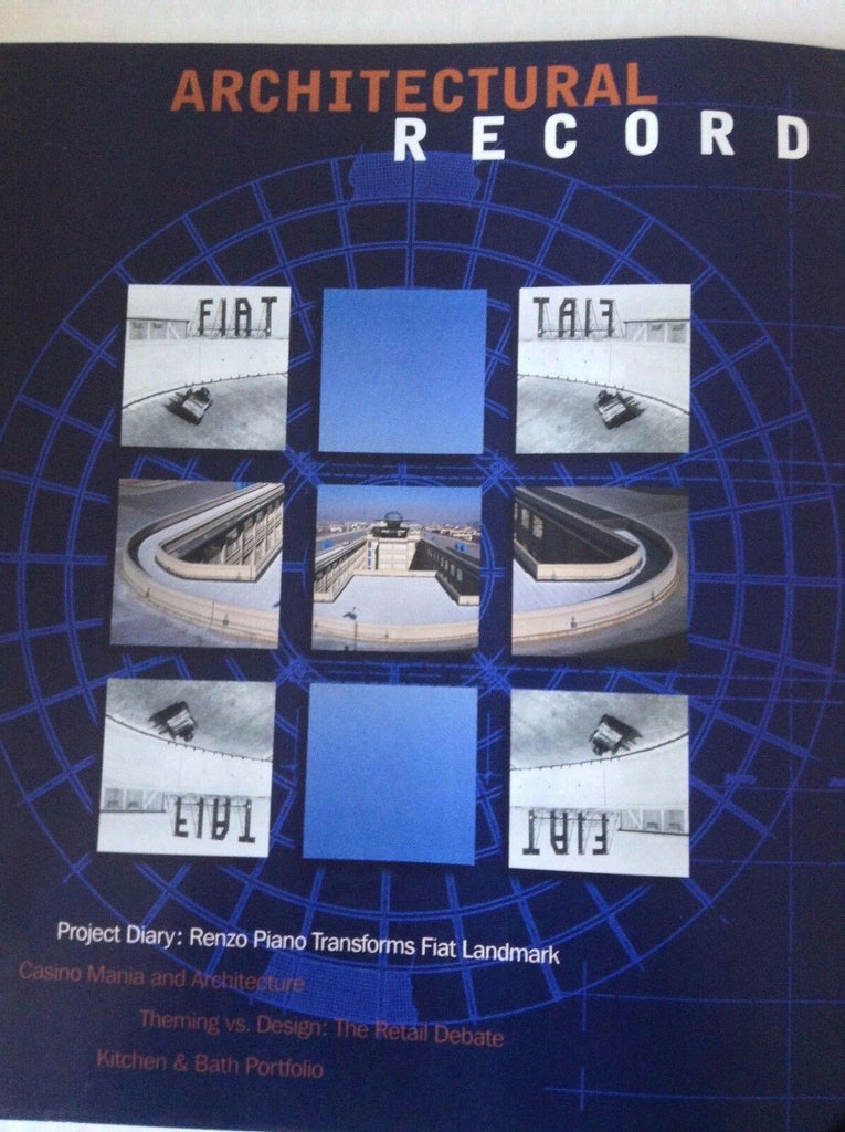 Architectural Record Magazine Renzo Piano Fiat Landmark March 1997 081817nonrh2