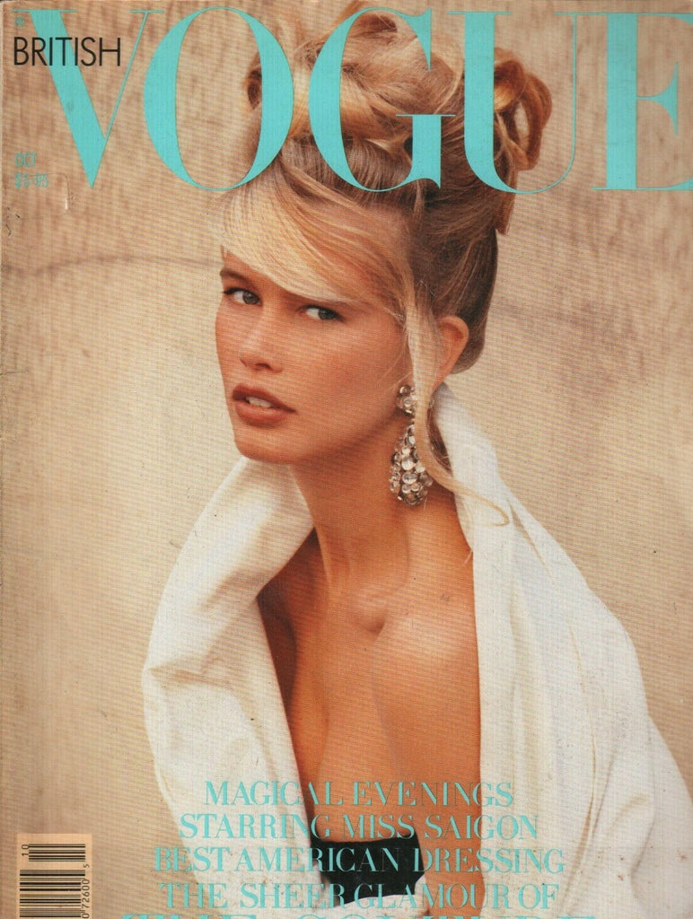 Vogue British October 1989 Miss Saigon Yves Saint Laurent Herb Ritts 081419AME
