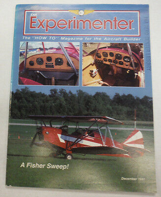EAA Experimenter Magazine A Fisher Fantasy December 1991 FAL 071615R