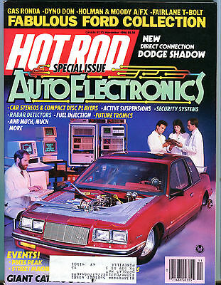 Hot Rod Magazine November 1986 AutoElectronics EX 032116jhe