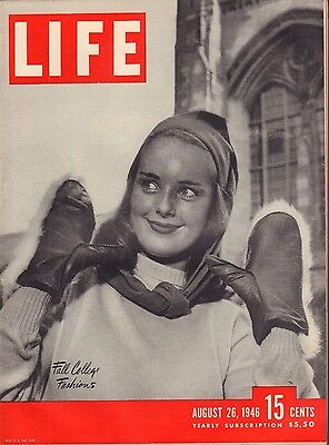 Life Magazine August 26 1946 Birthday Fall College Fashions VG 050216DBE2