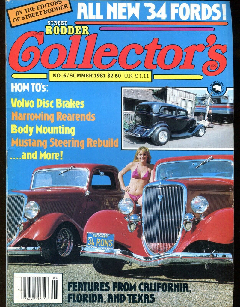 Street Rodder Collector's Summer 1981 '34 Fords EX No ML 022217nonjhe